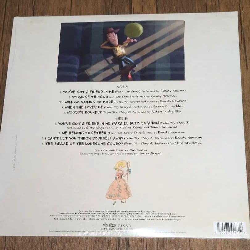 【新品未開封】入手困難　30周年記念　トイ・ストーリー　ゾートロープ・レコード
