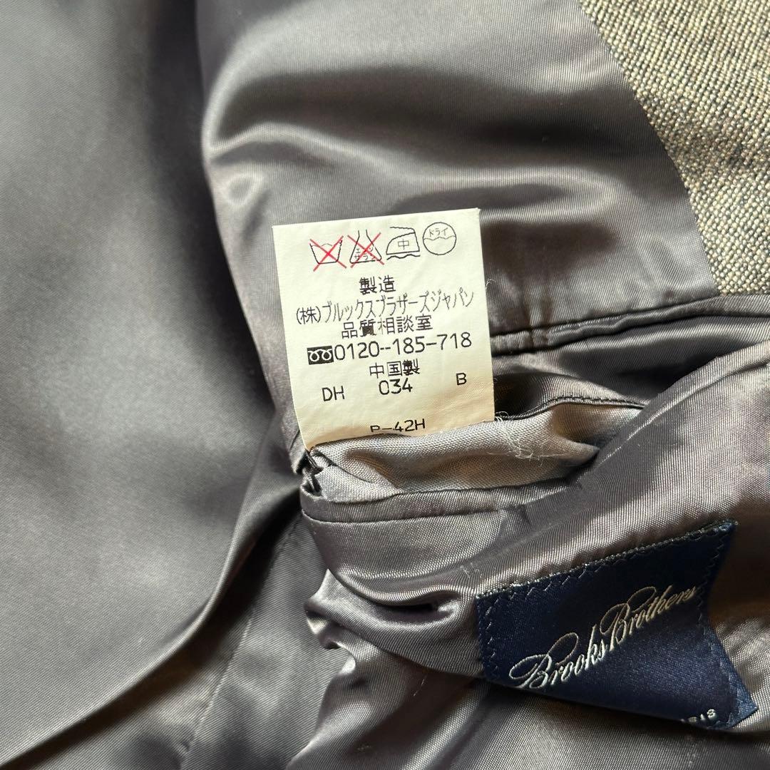 Brooks Brothers テーラードジャケット ツイード L相当 ブラウン
