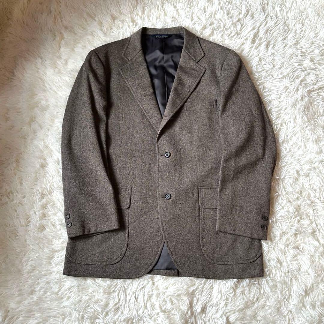Brooks Brothers テーラードジャケット ツイード L相当 ブラウン