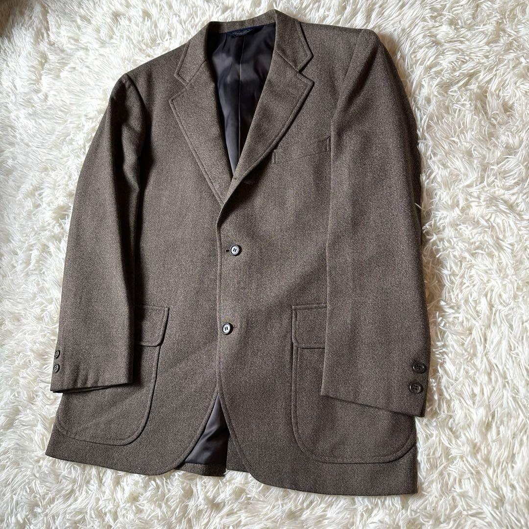 Brooks Brothers テーラードジャケット ツイード L相当 ブラウン