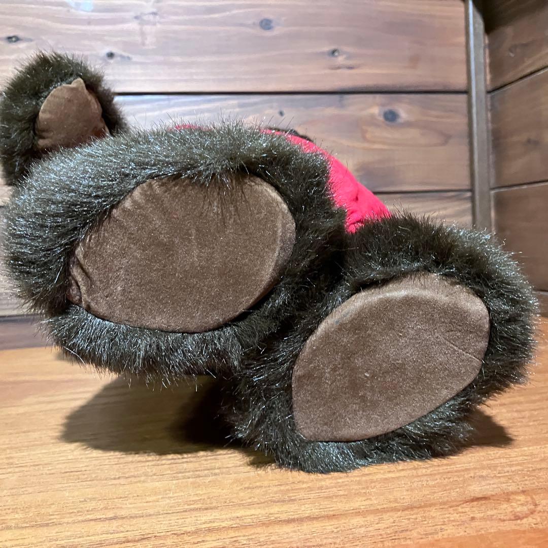 llbean teddy bear コラボ　ぬいぐるみ　アノラックパーカー　赤