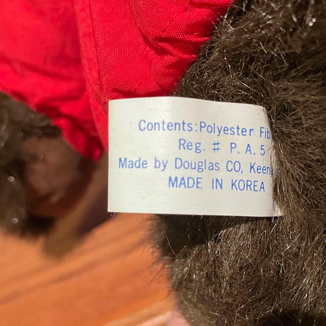 llbean teddy bear コラボ　ぬいぐるみ　アノラックパーカー　赤
