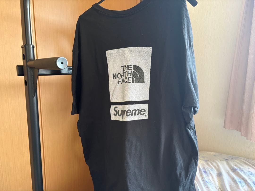 【最終値下値】 THE NORTH FACE x SupremeTシャツブラック
