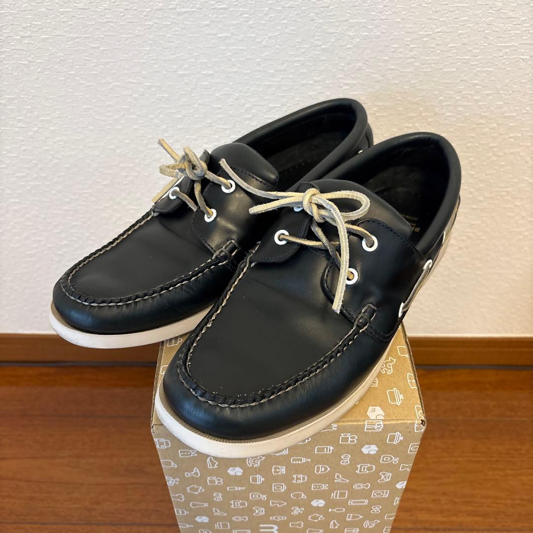 靴 Brooks Brothers Leather Boat Shoes