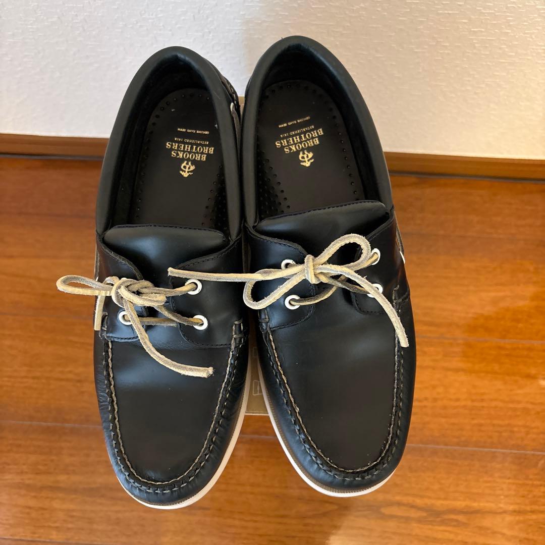 靴 Brooks Brothers Leather Boat Shoes