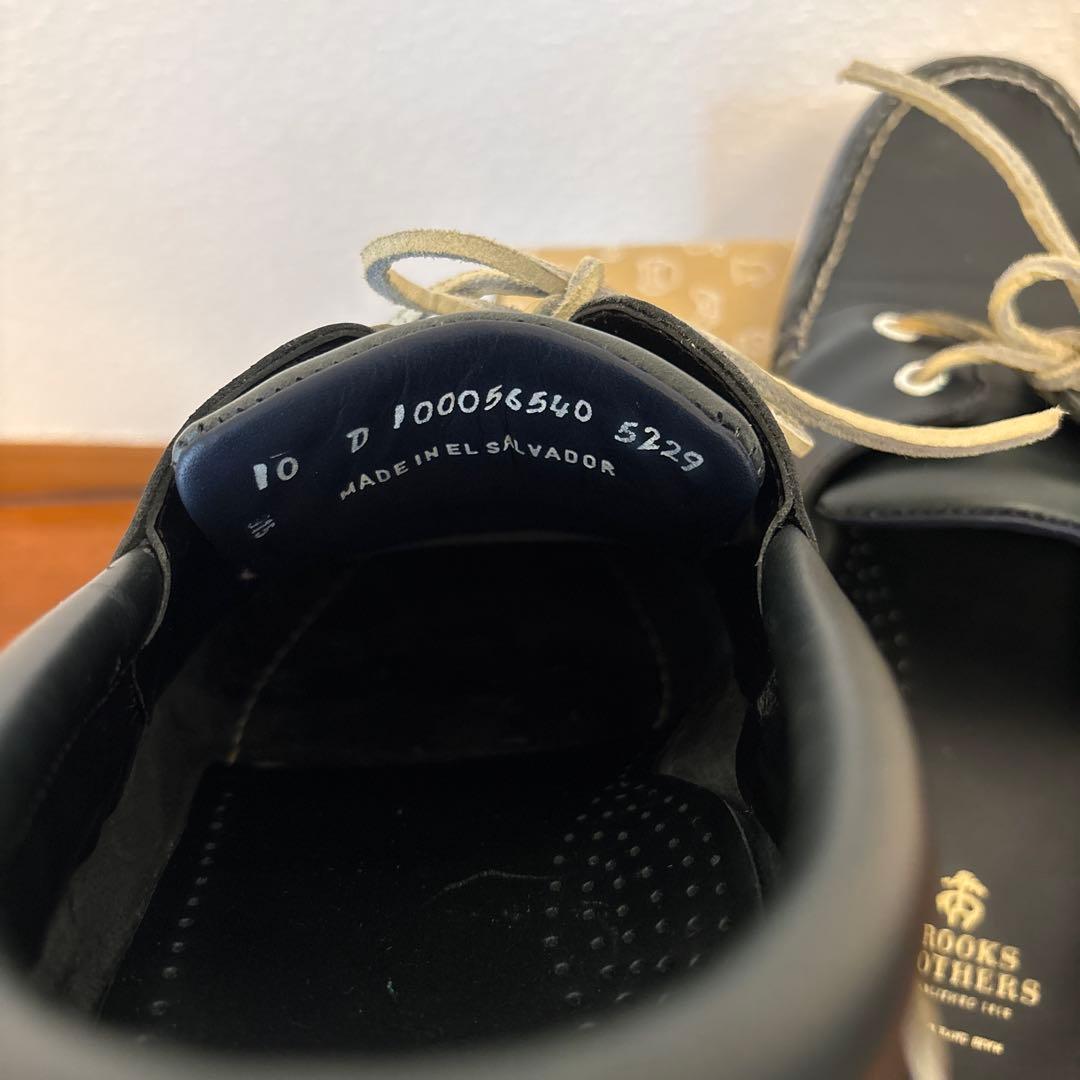 靴 Brooks Brothers Leather Boat Shoes