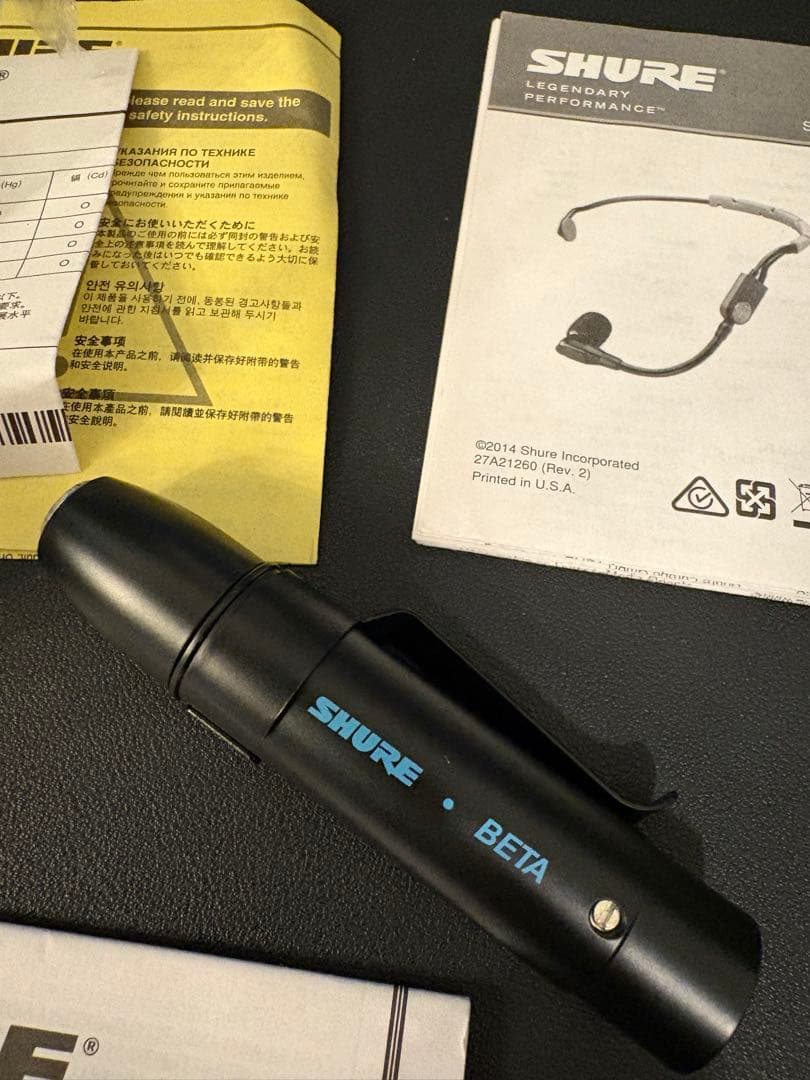 SHURE sm35xlr ヘッドセットマイク RPMプリアンプSET プロ仕様