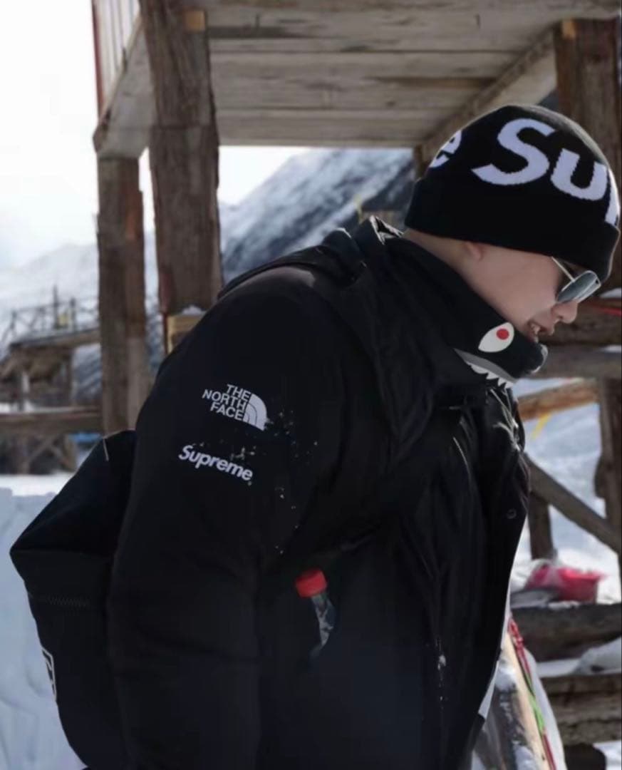 Supreme グレー ニット帽