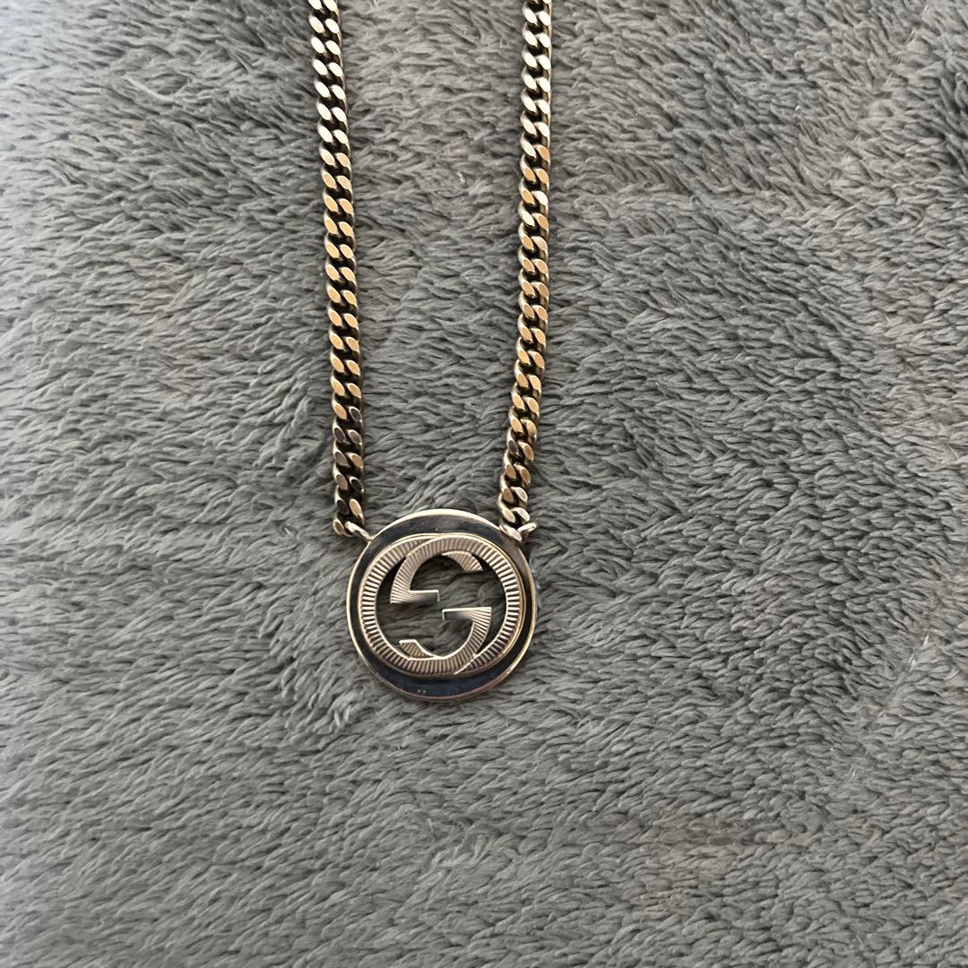 GUCCIインターロッキングGネックレスSV925