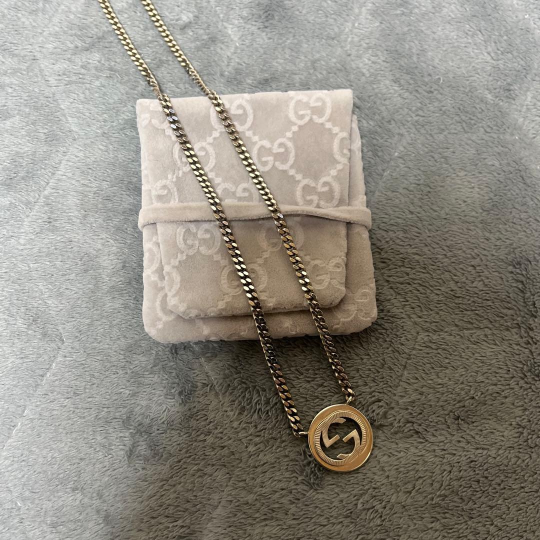 GUCCIインターロッキングGネックレスSV925