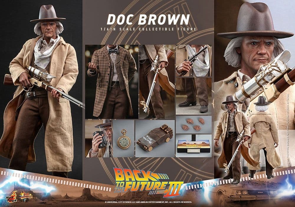 が*る様 ホットトイズ1/6 バック・トゥ・ザ・フューチャー ドクのライフル