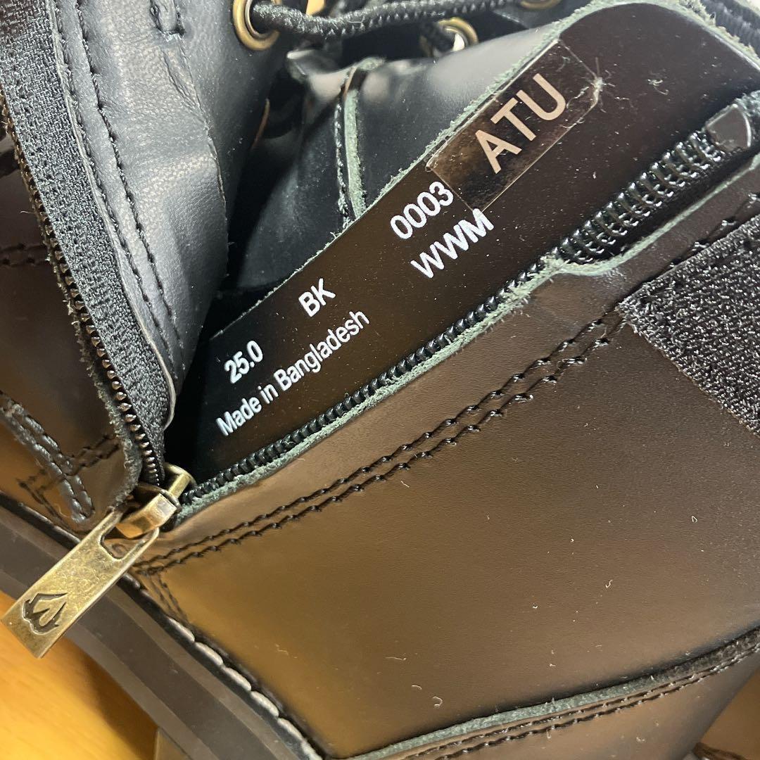 美品】WILD WING アシンメトリー サイドジップブーツ 25cm