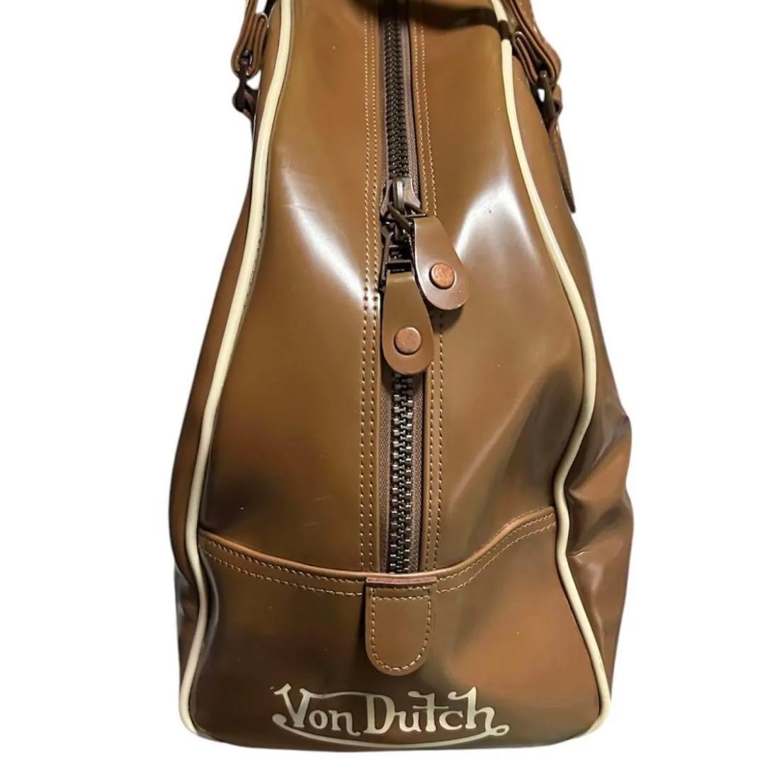 Von Dutch ボンダッチ バッグ ボストンバッグ ヴィンテージ　型崩れあり