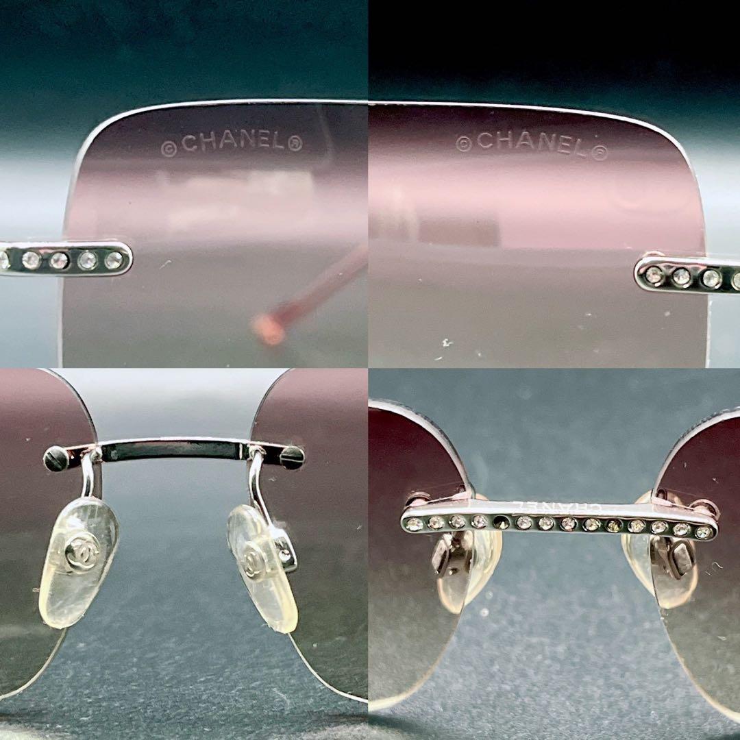 た*や様 CHANEL archive sunglasses rim less