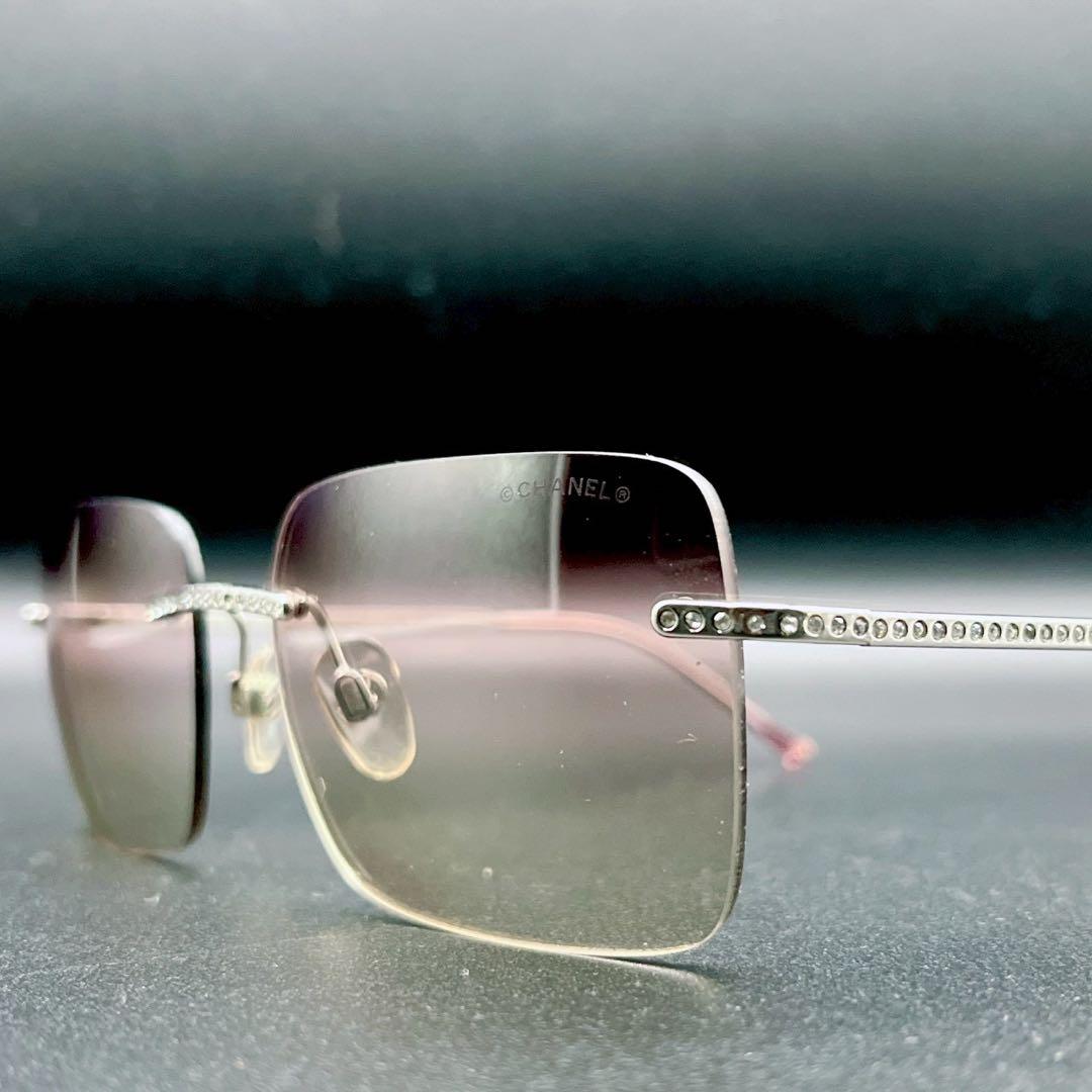 た*や様 CHANEL archive sunglasses rim less