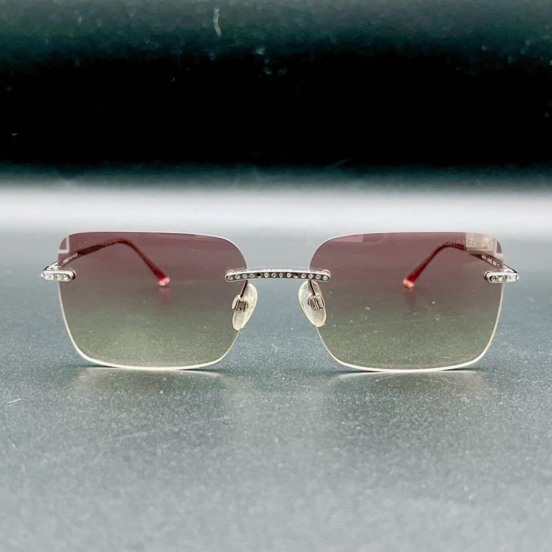 た*や様 CHANEL archive sunglasses rim less