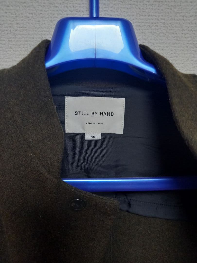 STILL BY HAND カバーオール 48 メルトン ダークブラウン