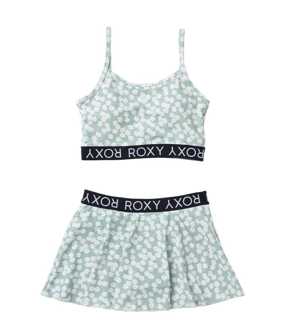 roxy キッズ　ラッシュガード　水着　ビキニ　3点セット　白　150