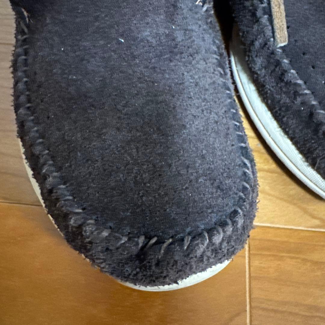 visvim ダークブラウン モカシン US10