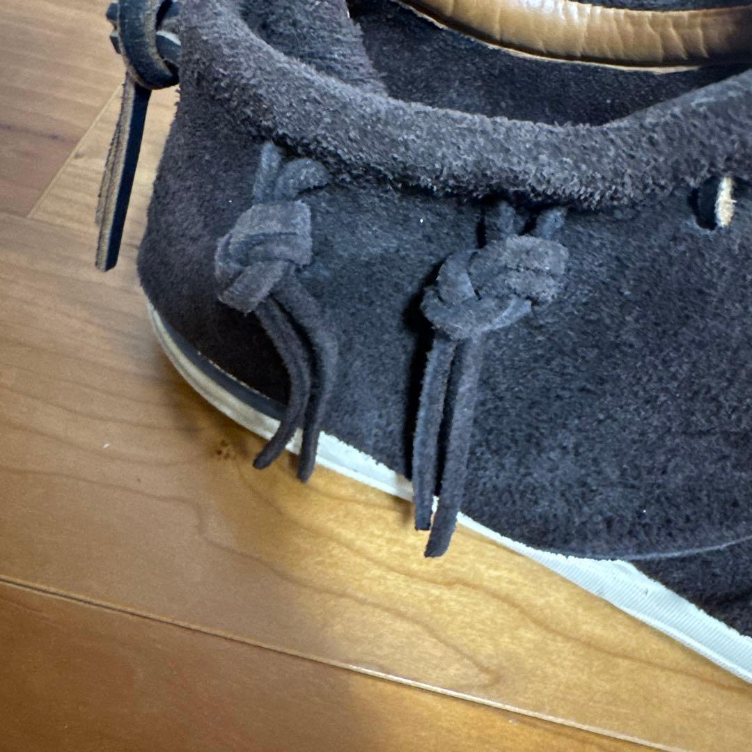visvim ダークブラウン モカシン US10