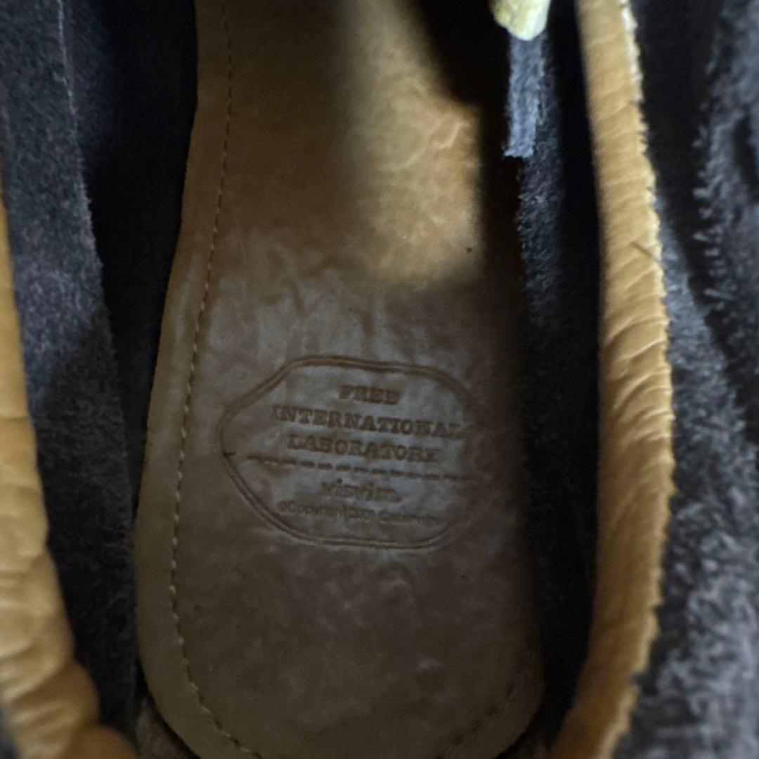 visvim ダークブラウン モカシン US10