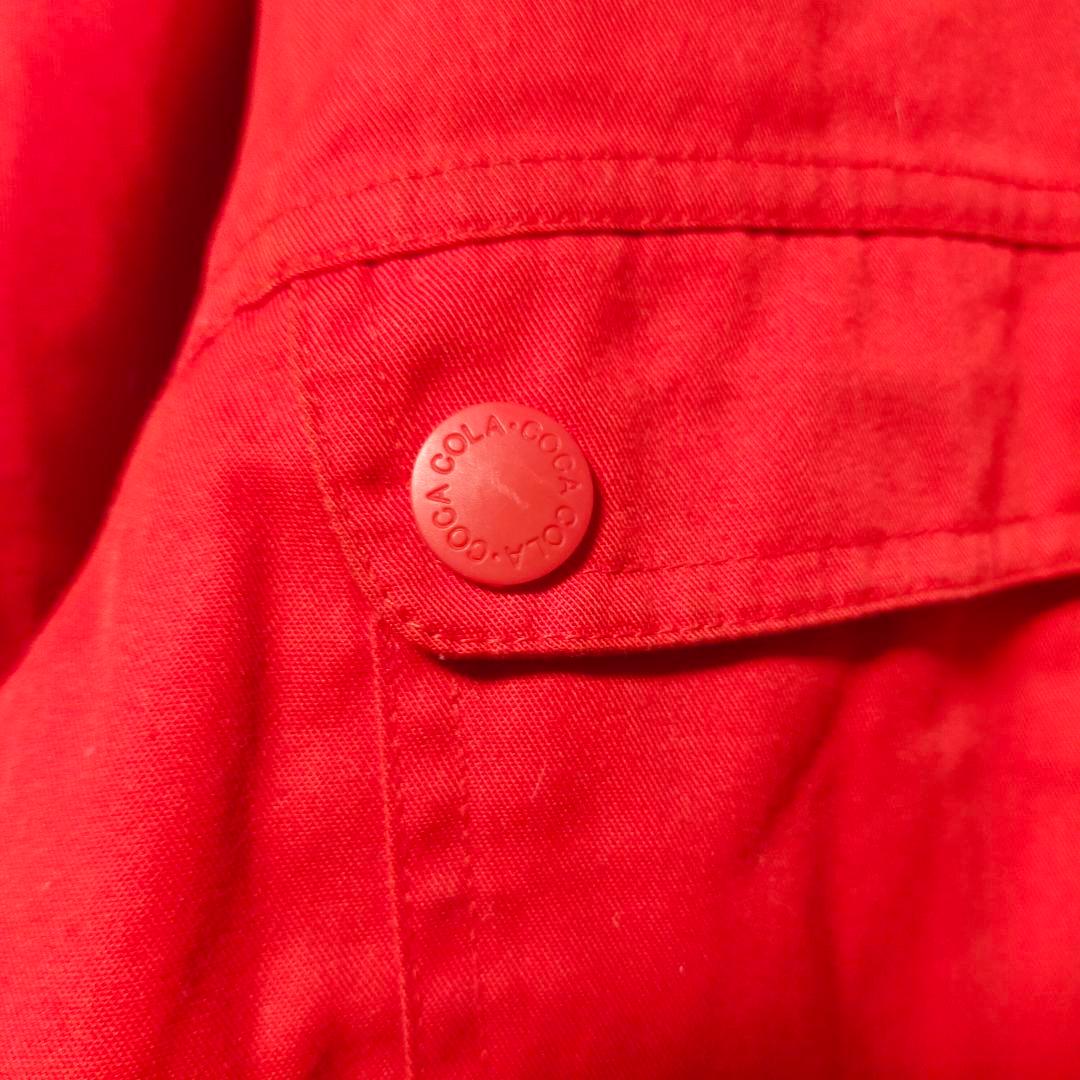 【希少】(XL) コカコーラ 企業系ワークジャケット 刺繍 ワッペン