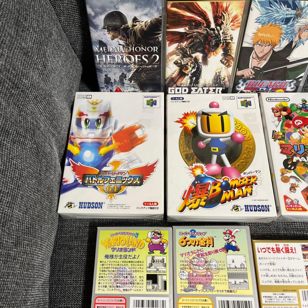 レトロゲーム　64 スーファミ　ゲームボーイ　PSP PS まとめ売り