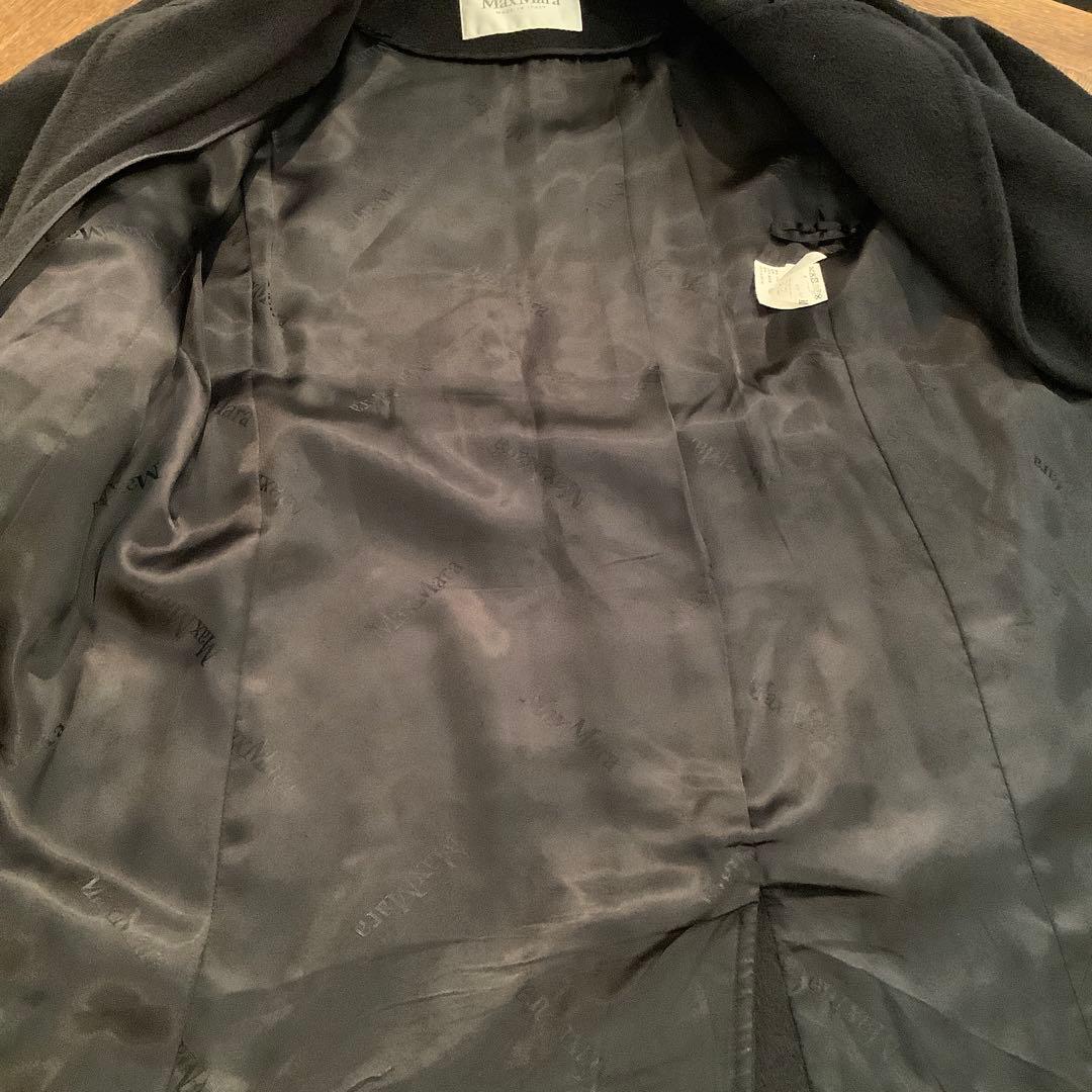 最終！Max Mara マニュエラ　ダークネイビー　キャメル100％コート