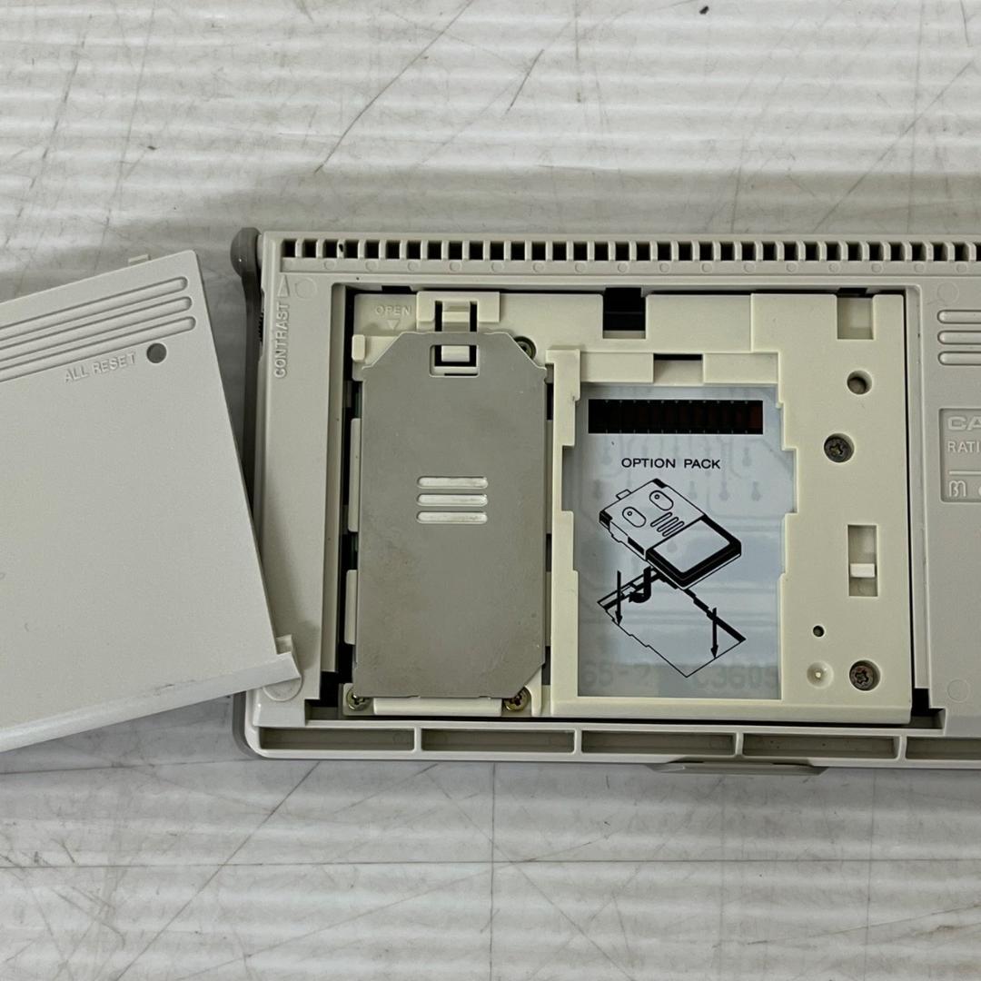 【CASIO】 カシオ PB-80 ポケットコンピューター ポケコン A0231