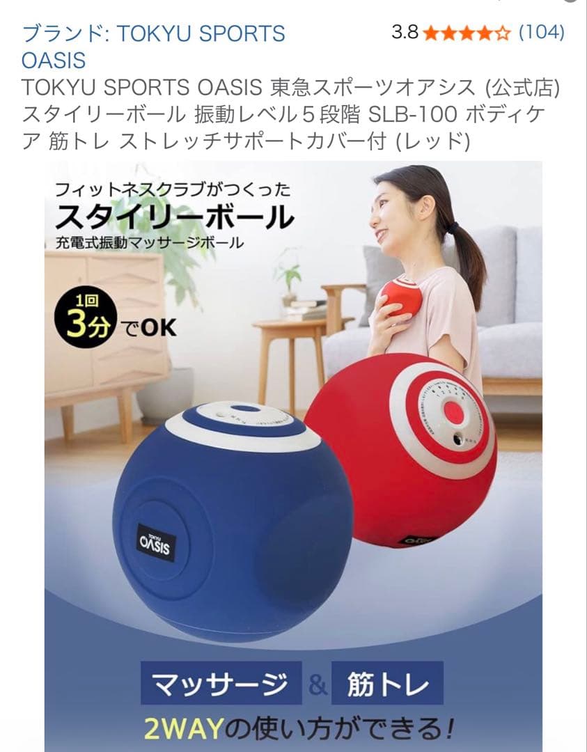 フィットネスクラブが作った スタイリーボール