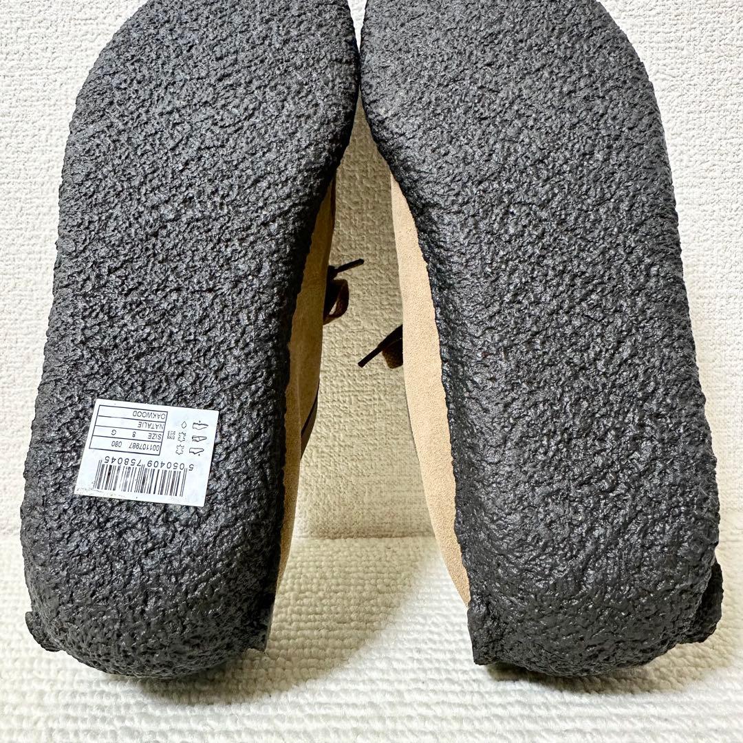 美品 クラークスオリジナルズ　ナタリー　モカシン スエード オークウッド UK8