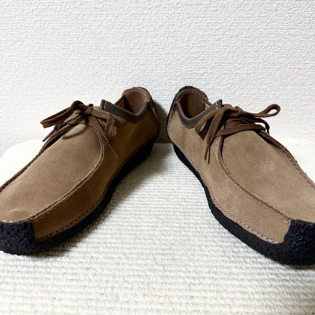 美品 クラークスオリジナルズ　ナタリー　モカシン スエード オークウッド UK8