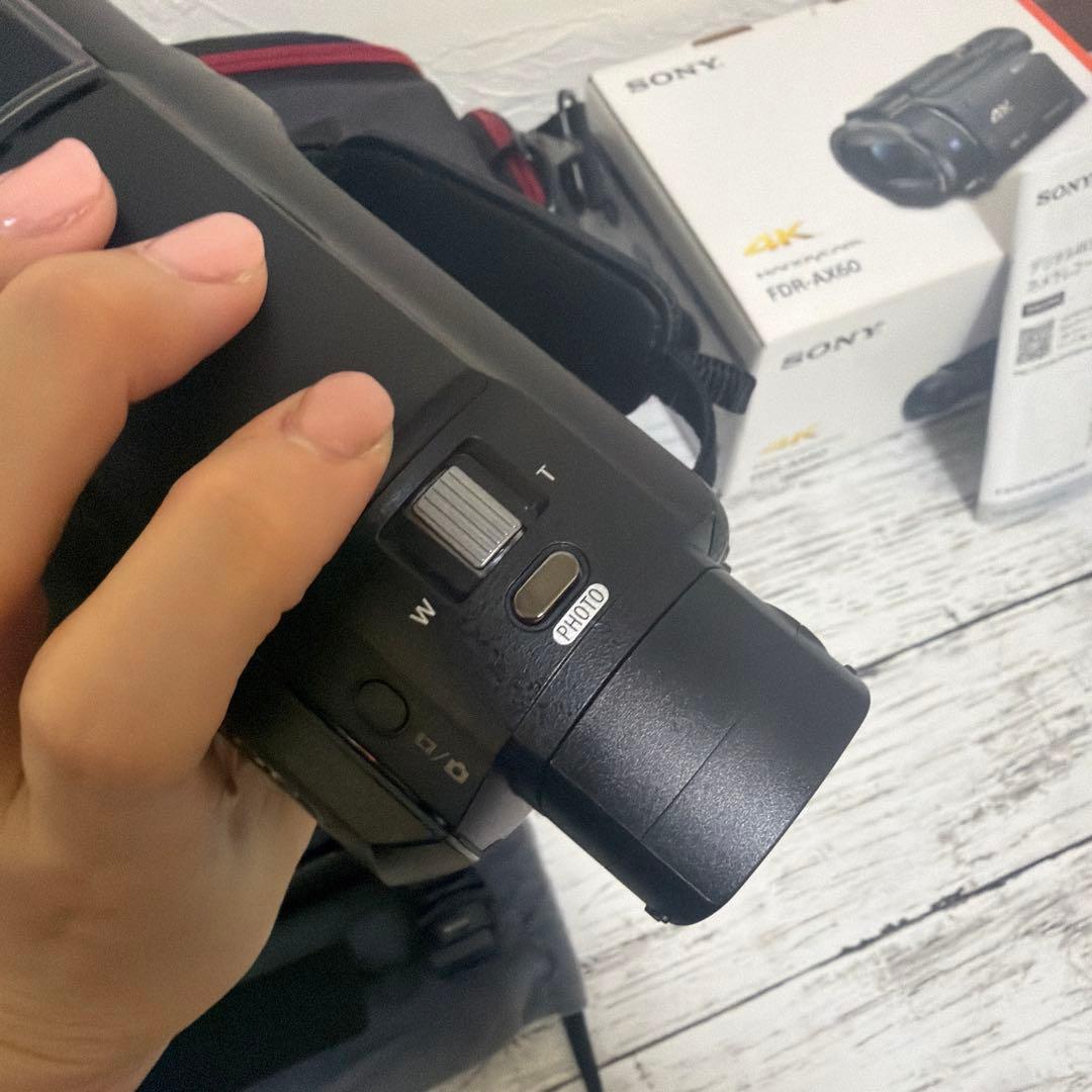 値下げ！美品☆Sony FDR-AX60 4K ハンディカム　豪華セット☆