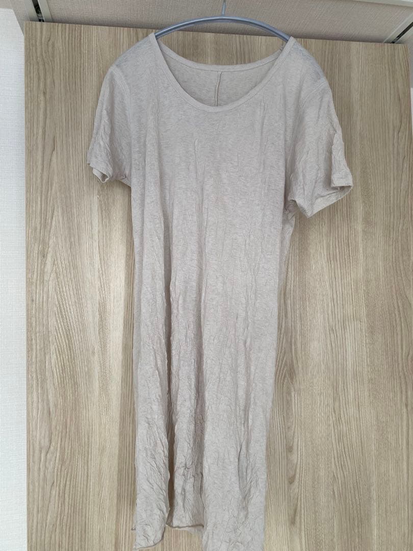 Craft Fabric Layered U-neck T-shirt サイズ0