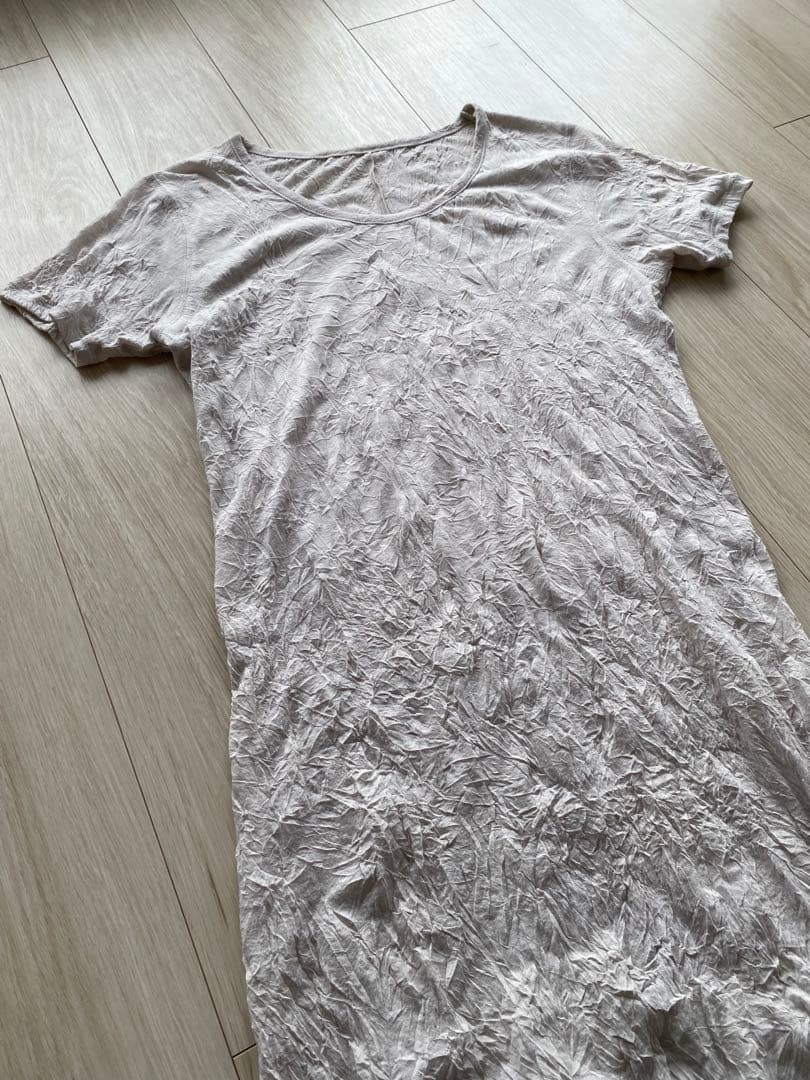Craft Fabric Layered U-neck T-shirt サイズ0
