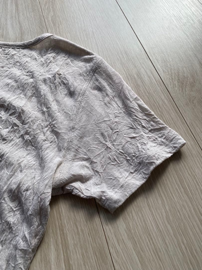 Craft Fabric Layered U-neck T-shirt サイズ0