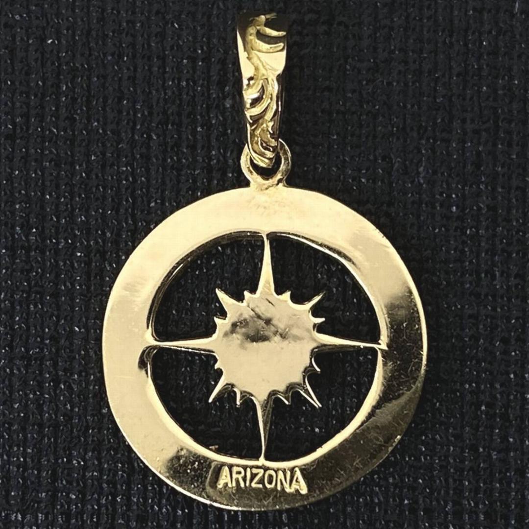 ARIZONA FREEDOM G-15a K18 全金 太陽神 唐草ペンダント