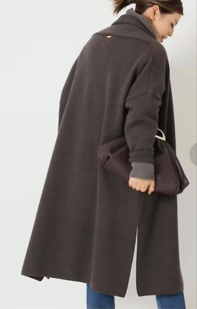 極美品✨MUSEdeDeuxiemeclasse スムースニット ガウンコート
