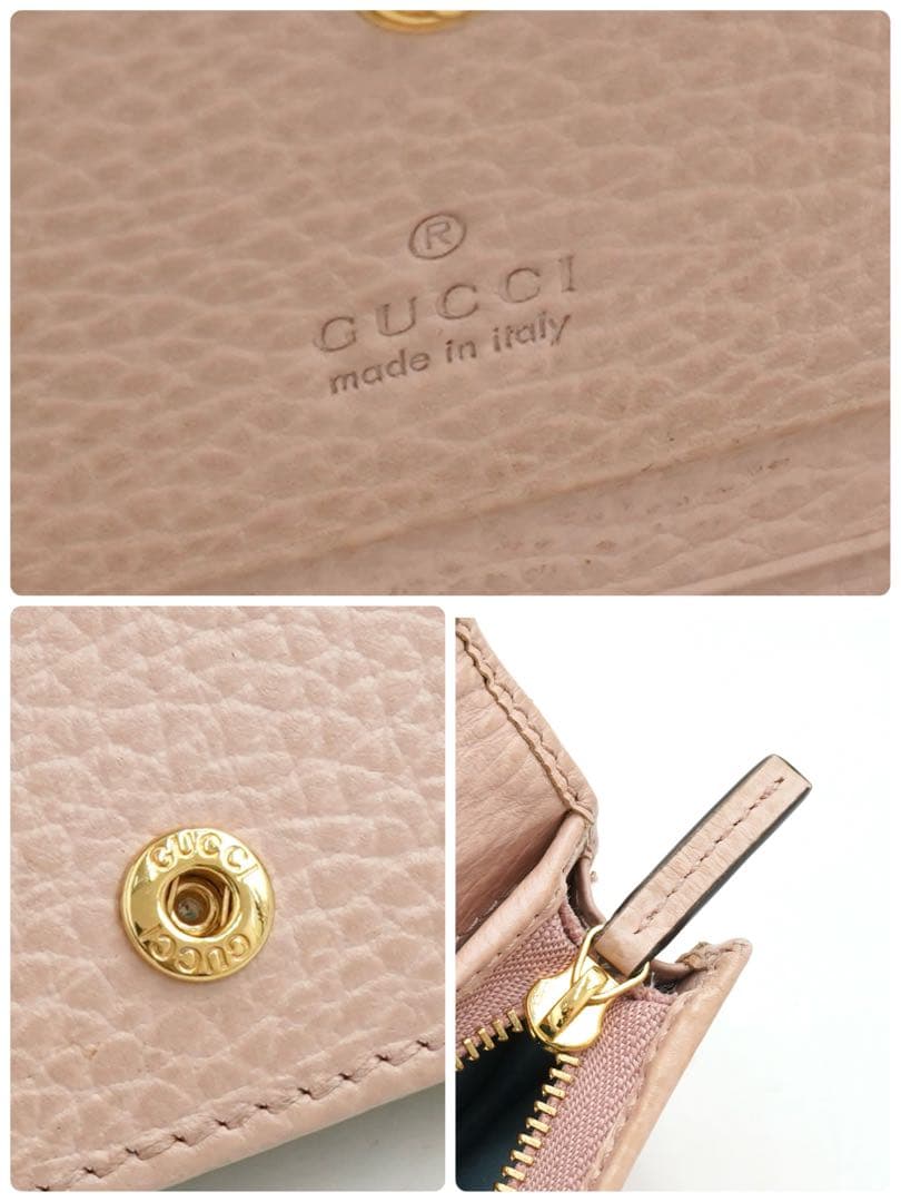 ✨極上美品・箱付き✨　GUCCI 二つ折り　マーモント　ダブルG 希少カラー