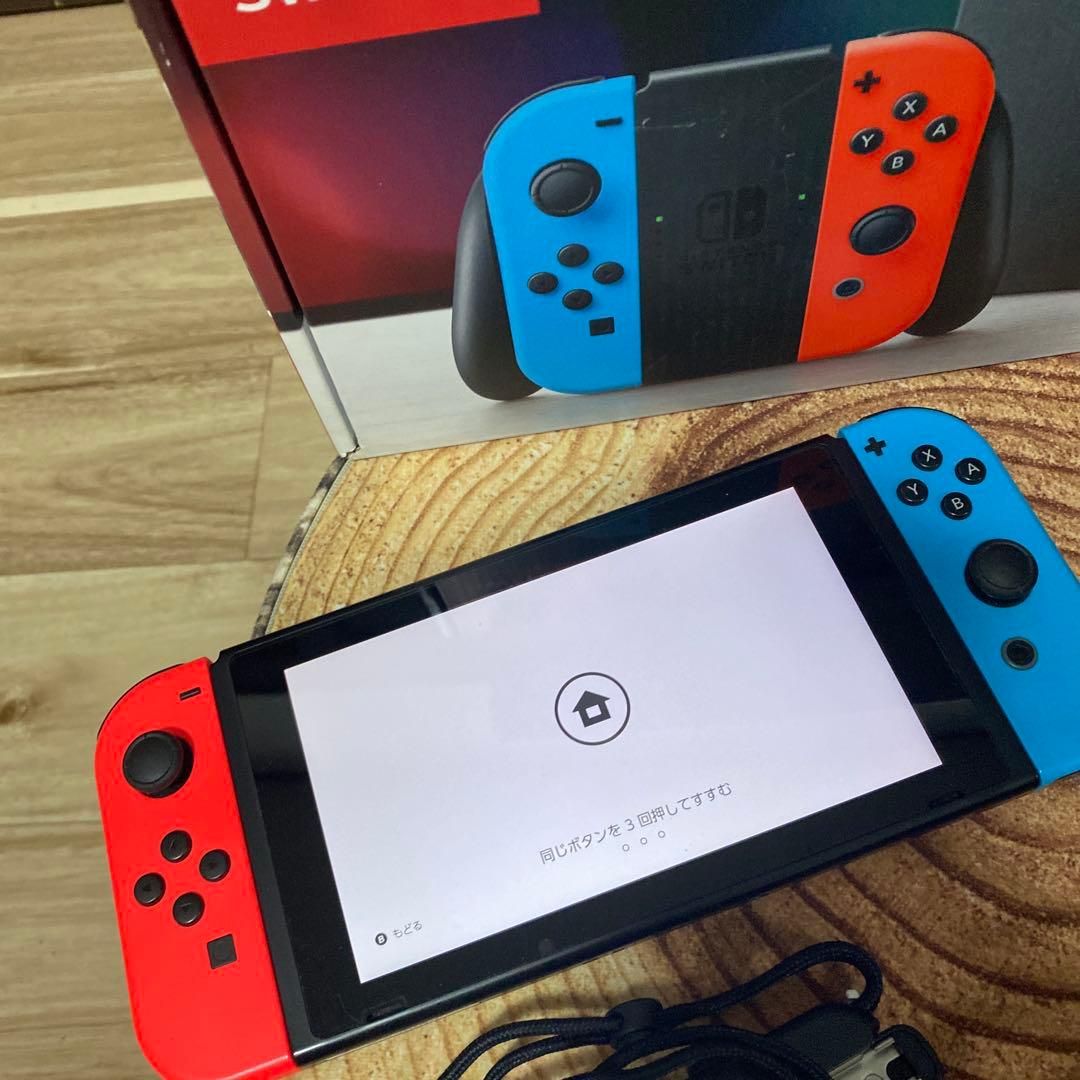 Nintendo Switch ニンテンドースイッチ本体　ネオン ⑤