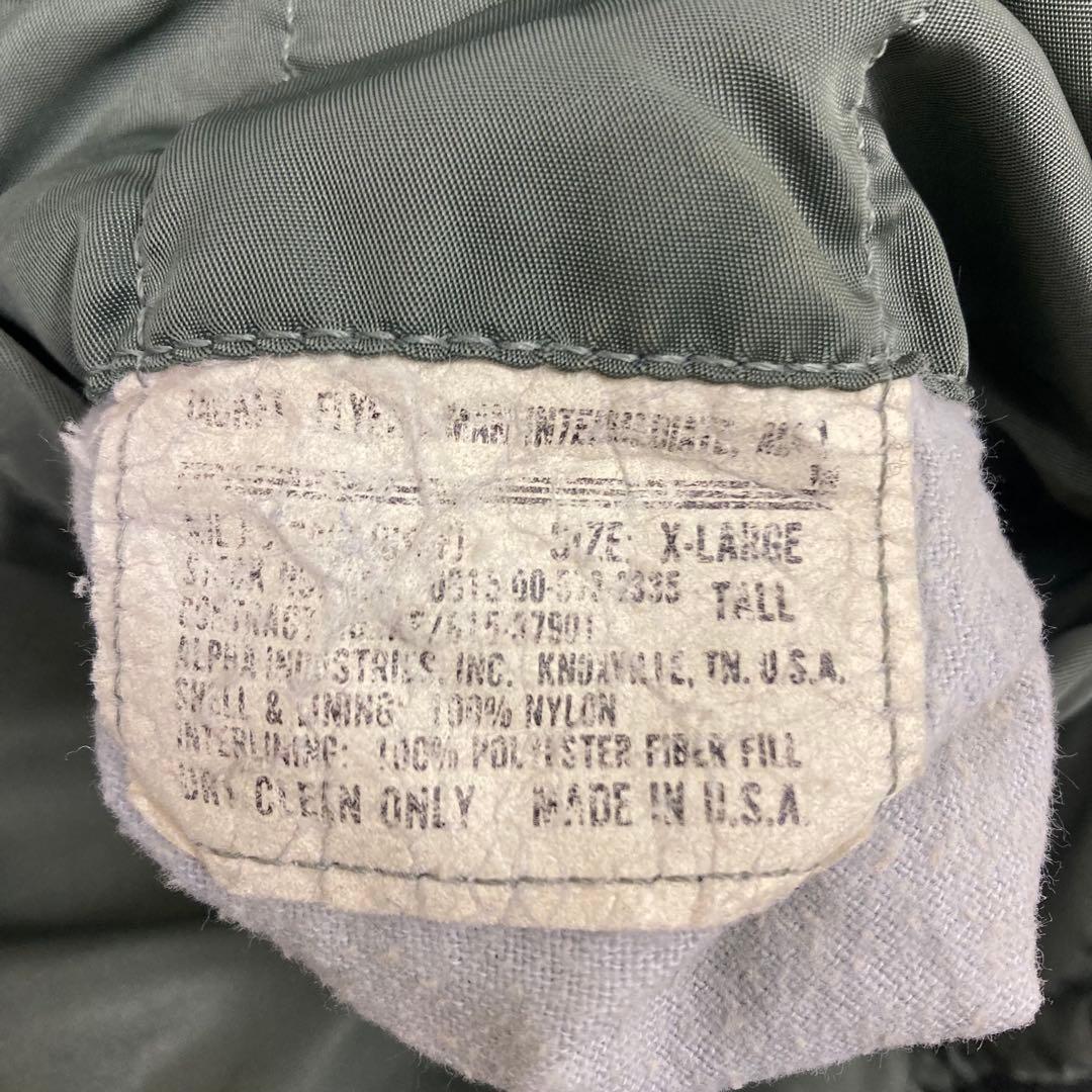 ALPHA INDUSTRIES 70s MA-1 フライトジャケット USA製