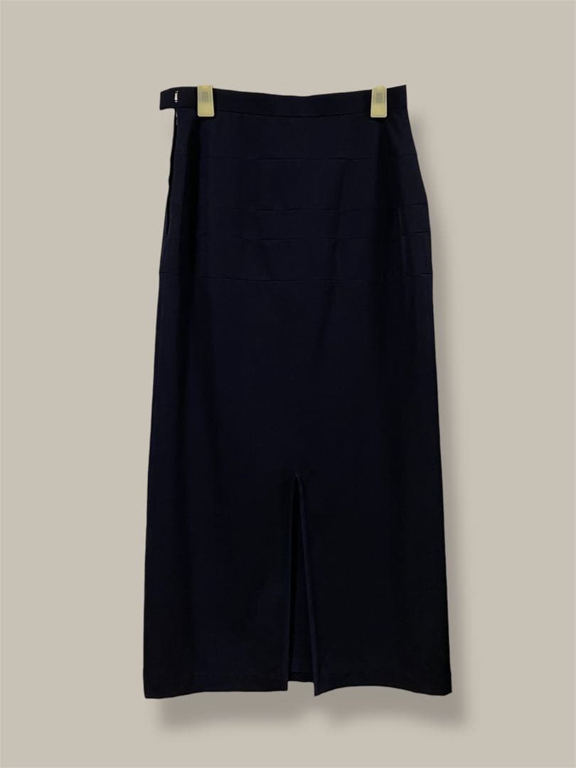 90s tricot garcons ウール スカート ネイビー