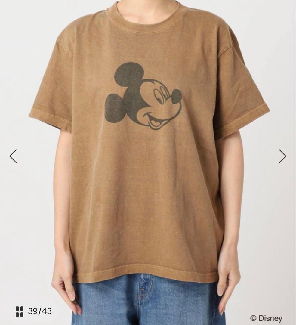 JOURNAL STANDARD L'ESSAGE ミッキーピグメントTシャツ