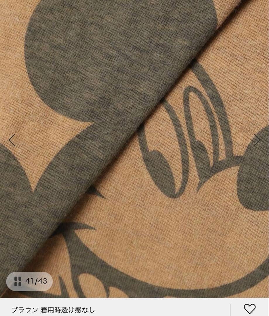 JOURNAL STANDARD L'ESSAGE ミッキーピグメントTシャツ
