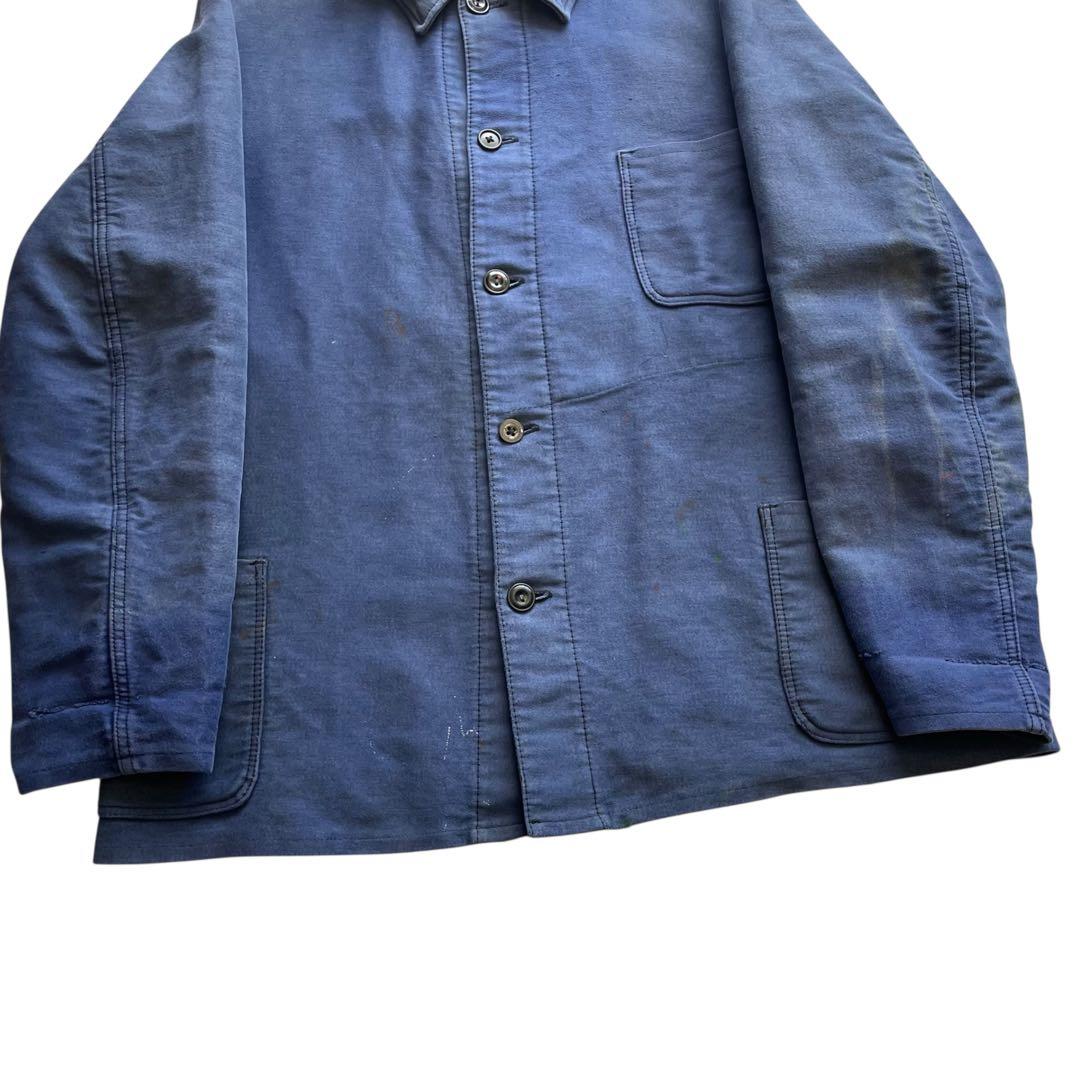 ドイツ製 エレファントスキンジャケット ユーロ XL XXL 古着 フェード