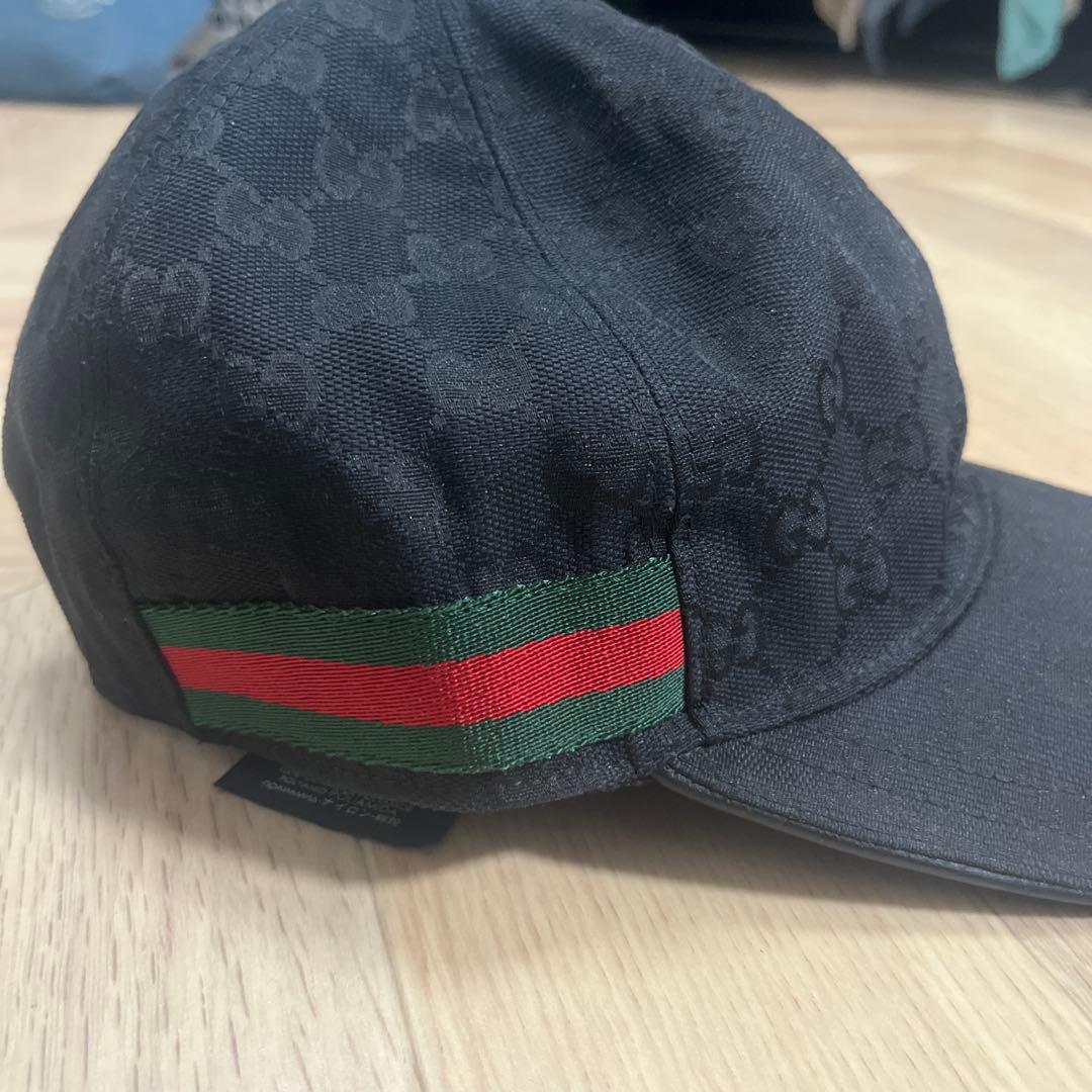 Gucci GGパターン キャップ ブラック
