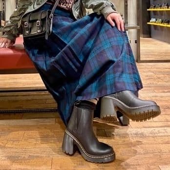 Dr.Martens SPENCE UK6 黒 厚底 チェルシー サイドゴア
