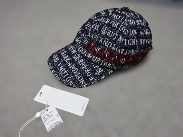 超美品!!MARK&LONA マークアンドロナ・ロゴ配色刺繍キャップ