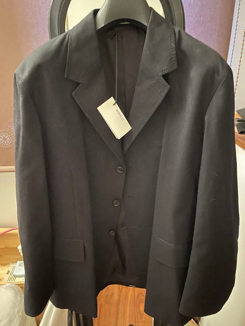 ジャケット・アウター AURALEE SUPER FINE WOOL COTTON JACKET