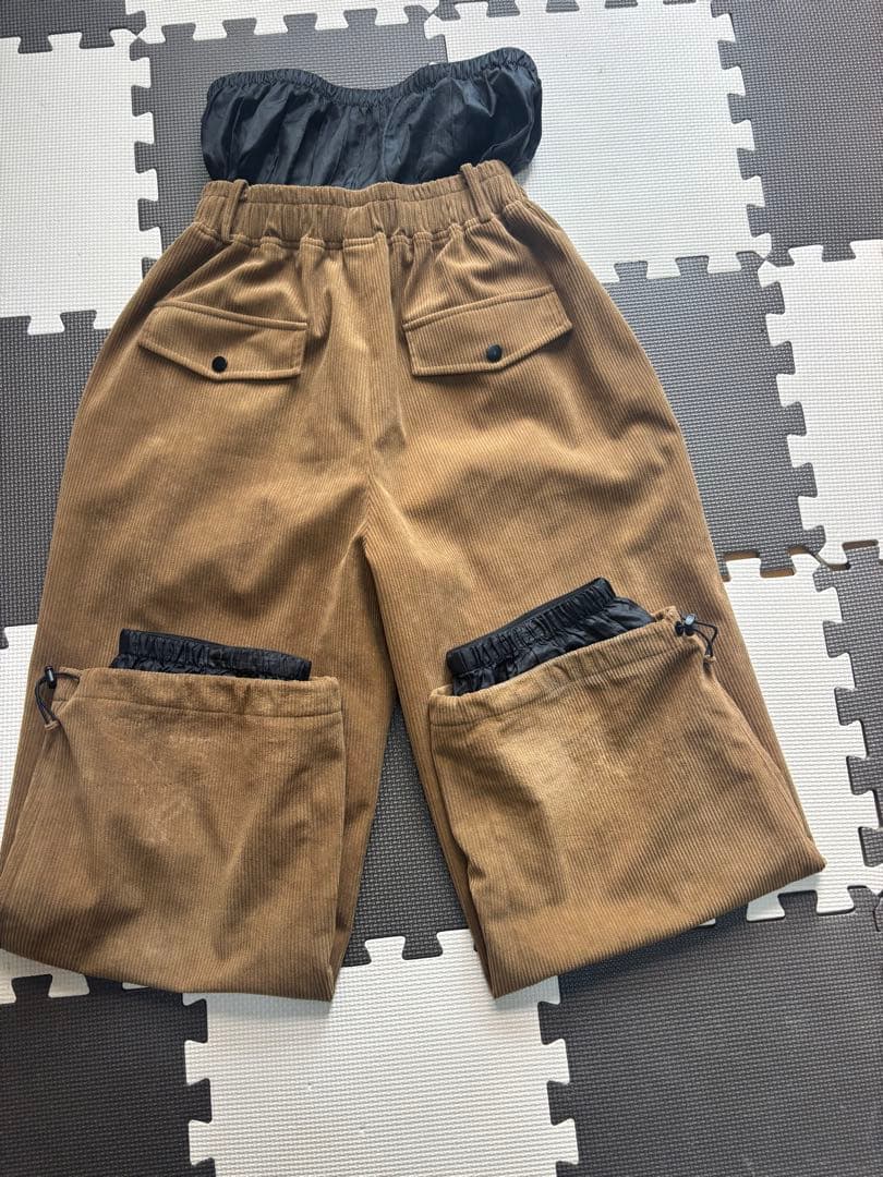 libelice コーデュロイ　パンツ　ブラウンM